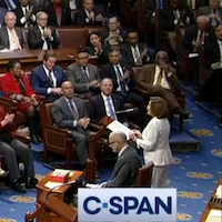Speaker of the House Nancy Pelosi tells the House of Representatives that she will not stand for leadership of the Democratic Caucus next term.